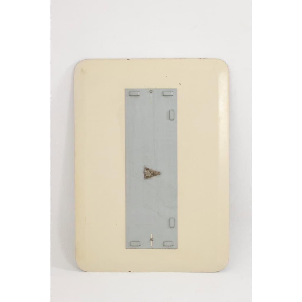 Miroir rectangulaire bicolore à angles arrondis. Circa 1950 LS6479458D 7