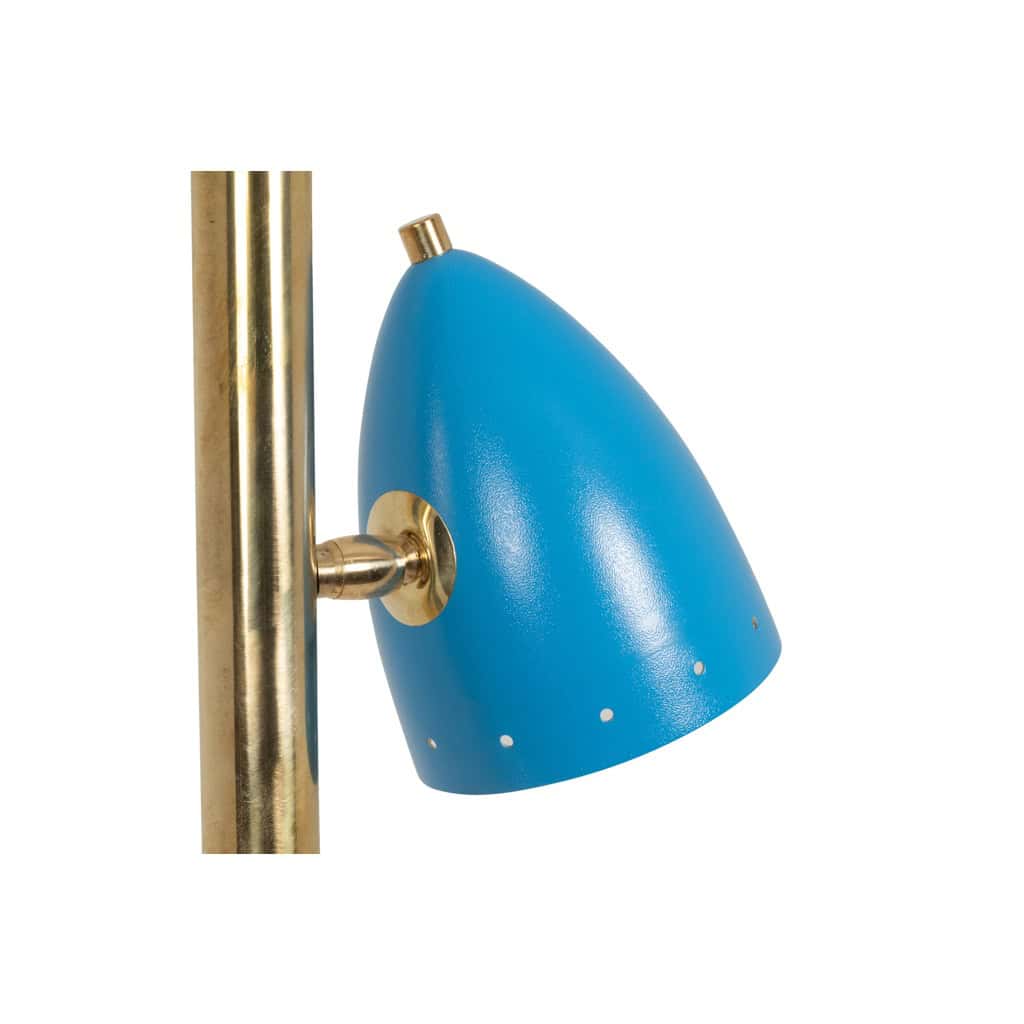 Suspension tubulaire en laiton patiné et laqué. Contemporain LS6534711Z 8