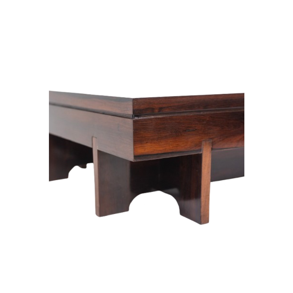 Table basse de style Art déco en palissandre. Années 1970. LS64731409P 9