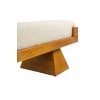 Banc en frêne blond. Travail artisanal italien de petite série. Contemporain. LS6502908Y 19