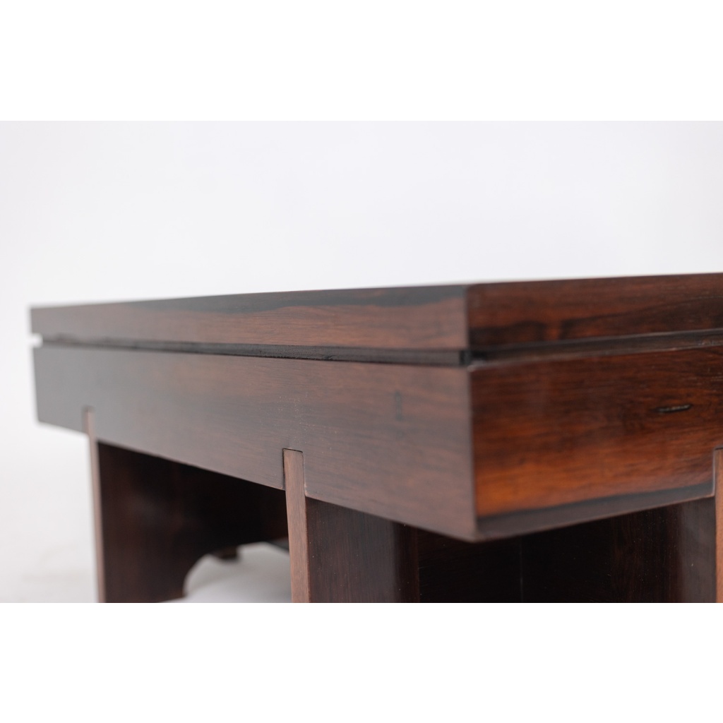 Table basse de style Art déco en palissandre. Années 1970. LS64731409P 10