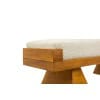 Banc en frêne blond. Travail artisanal italien de petite série. Contemporain. LS6502908Y 20