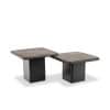 Paul Reinier Kingma. Paire de tables de style Brutaliste. Années 1970. LS6540556T 15