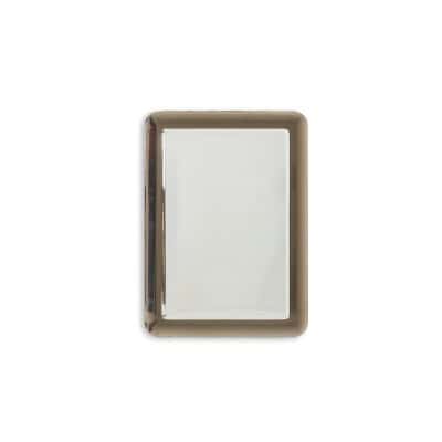 Miroir rectangulaire bicolore à angles arrondis. Circa 1950 LS6479458D