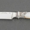 Orfèvre MERITE – Ensemble de 36 couteaux en nacre et argent Fin XIXe 42