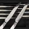 Orfèvre MERITE – Ensemble de 36 couteaux en nacre et argent Fin XIXe 50