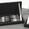 Orfèvre MERITE – Ensemble de 36 couteaux en nacre et argent Fin XIXe 51