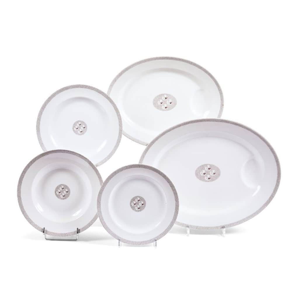 1925 – SUZANNE LALIQUE & THÉODORE HAVILAND ,Service Porcelaine 43 pièces 3