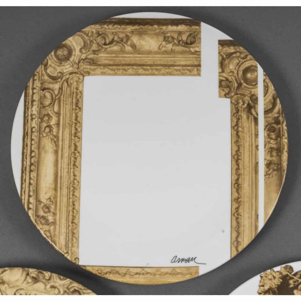 Série de six assiettes « Les Cadres éclatés » par Arman 9