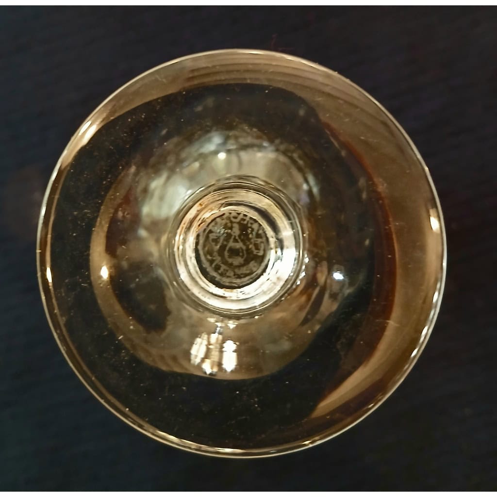 12 verres à porto signés Baccarat Modèle Cassino 5