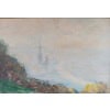 Tableau H/T Vue sur la cathédrale de Rouen d’Abel Renault 15
