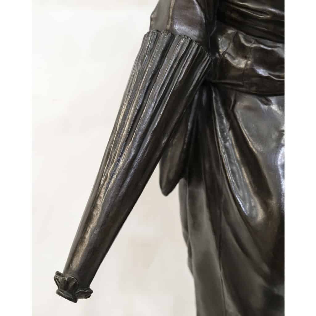 Groupe En Bronze , Femme Et Enfant , Japon – Période Meiji 14