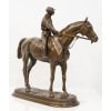 Sculpture – Jockey « Retour Au Pesage » , Jules Moigniez (1835-1894) – Bronze 23