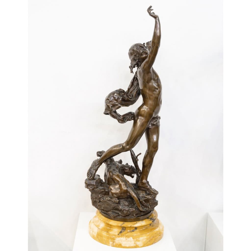 Sculpture – Orphée Aux Enfers , Charles Raoul Verlet (1857-1923) , F.Barbedienne – Bronze 9