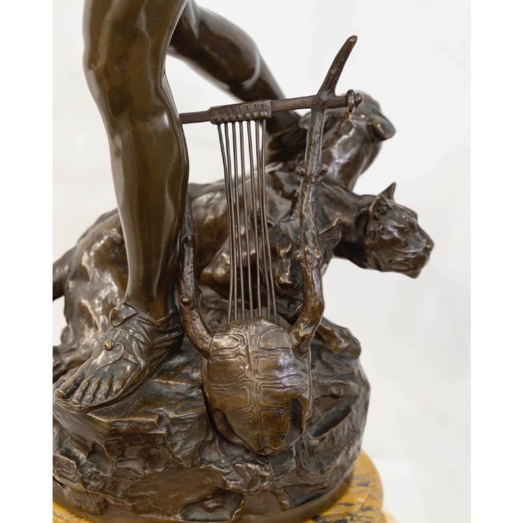 Sculpture – Orphée Aux Enfers , Charles Raoul Verlet (1857-1923) , F.Barbedienne – Bronze 7