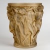 1927 René Lalique – Vase Bacchantes Verre Blanc Patiné Sépia 13