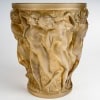 1927 René Lalique – Vase Bacchantes Verre Blanc Patiné Sépia 12