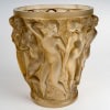 1927 René Lalique – Vase Bacchantes Verre Blanc Patiné Sépia 16