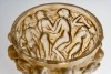 1927 René Lalique – Vase Bacchantes Verre Blanc Patiné Sépia 19
