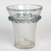 1933 René Lalique – Vase Boulouris Verre Blanc Patiné Bleu 11