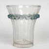 1933 René Lalique – Vase Boulouris Verre Blanc Patiné Bleu 10