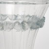1933 René Lalique – Vase Boulouris Verre Blanc Patiné Bleu 14