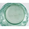 1914 René Lalique – Vase Monnaie Du Pape Verre Blanc Patiné Bleu Vert 12