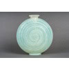 1920 René Lalique – Vase Escargot Verre Opalescent Patiné Bleu Vert 10