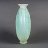 1920 René Lalique – Vase Escargot Verre Opalescent Patiné Bleu Vert 12