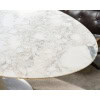 Eero Saarinen pour Knoll : Table « Tulip » ovale marbre calacatta 9