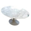 Eero Saarinen pour Knoll : Table « Tulip » ovale marbre calacatta 8