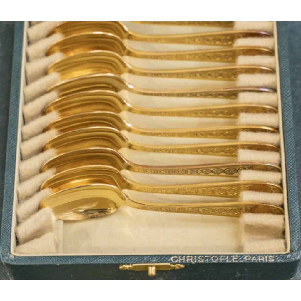 Ménagère Christofle métal argenté , Modèle » Villeroy  » 120 pièces 10