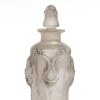 1920 René Lalique – Flacon Pan Verre Blanc Patiné Gris 10