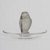 1931 René Lalique – Baguier Cendrier Rapace Verre Blanc Patiné Gris 9