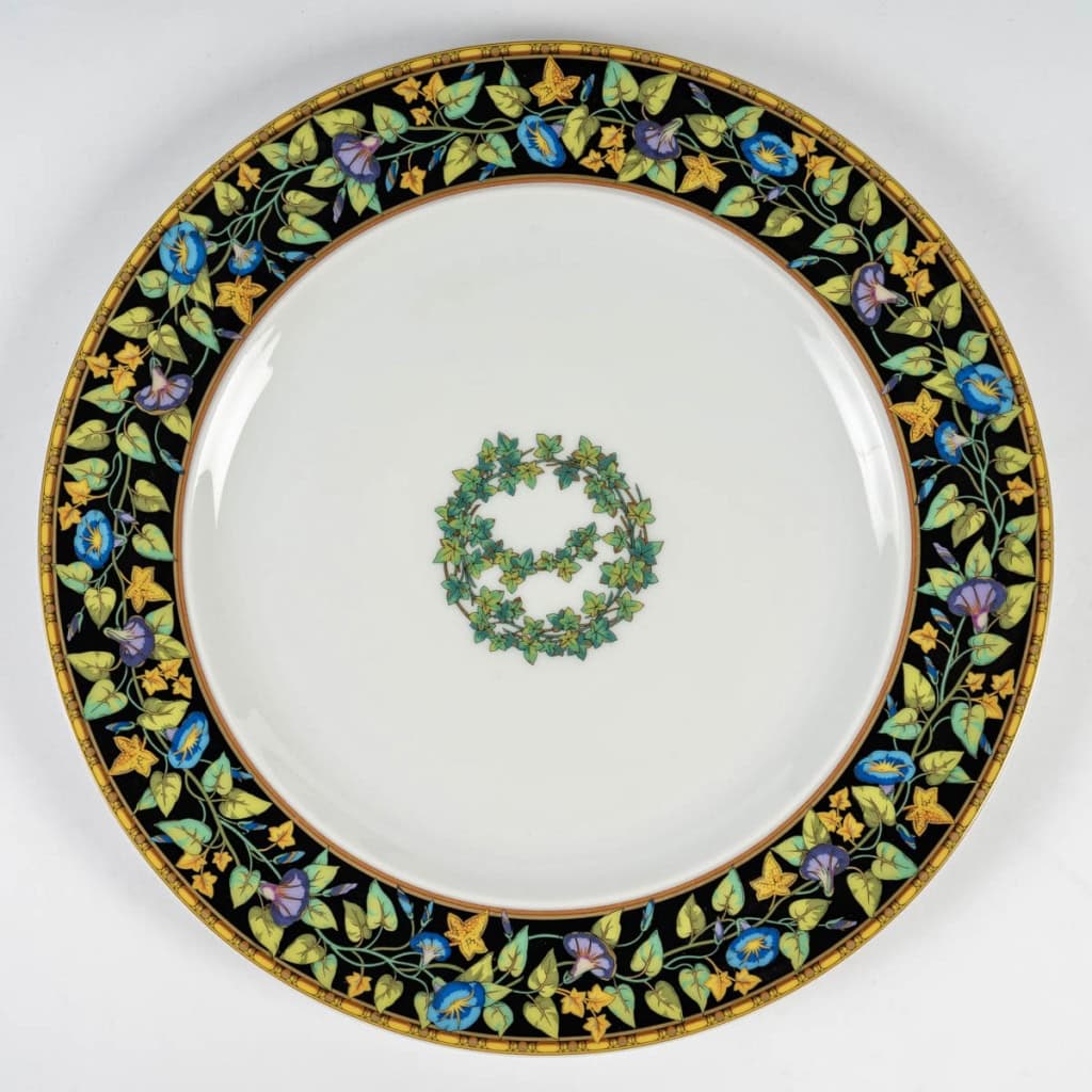 Versace – Service de Table Assiettes et Plats Gold Ivy Lierre d’Or Porcelaine 7