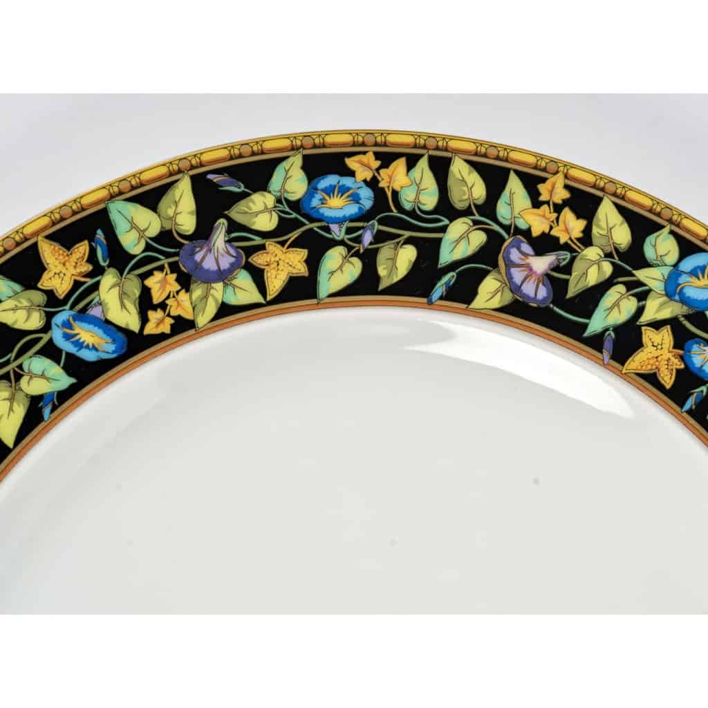 Versace – Service de Table Assiettes et Plats Gold Ivy Lierre d’Or Porcelaine 8