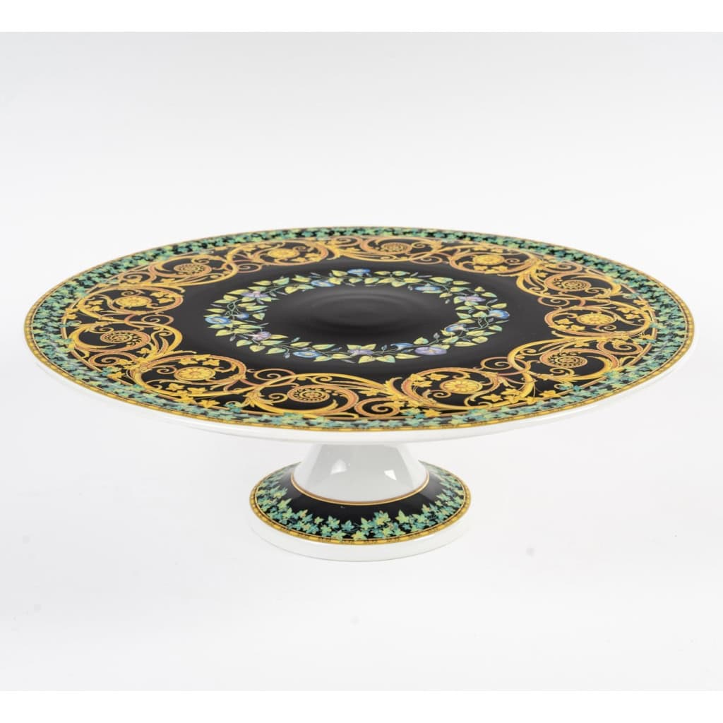 Versace – Service de Table Assiettes et Plats Gold Ivy Lierre d’Or Porcelaine 16
