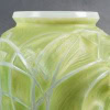 1912 René Lalique – Vase Sauterelles Verre Opalescent Double Couche Patiné Vert 11