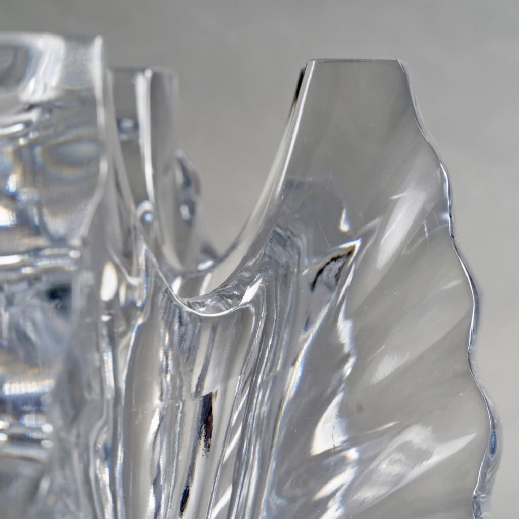 1950 Marc Lalique – Vase Mandragon Cristal 8