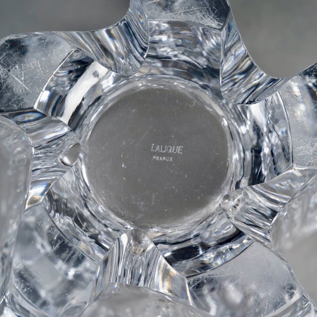 1950 Marc Lalique – Vase Mandragon Cristal 12