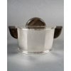 1935 Christofle Cardeilhac – Service Café Thé Art Déco Argent Massif et Palissandre 16