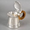 1935 Jean Puiforcat – Service Thé Café Art Déco Moderniste Argent Massif 17