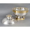 1937 Jean Puiforcat – Centre de Table Soupière Art Déco Moderniste Argent Massif et Vermeil 13