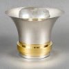 1937 Jean Puiforcat – Vase Coupe Art Déco Moderniste Argent Massif et Vermeil 10