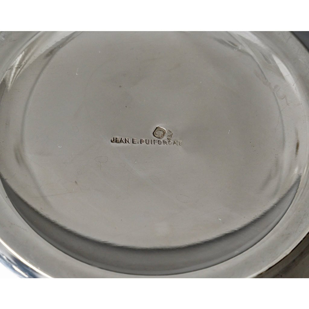 1922 Jean E. Puiforcat – Service à Thé Et à Café Art Nouveau Argent Massif 10
