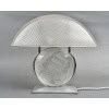 1931 René Lalique – Lampe Art Deco Poissons Verre Blanc Patiné Bleu 9