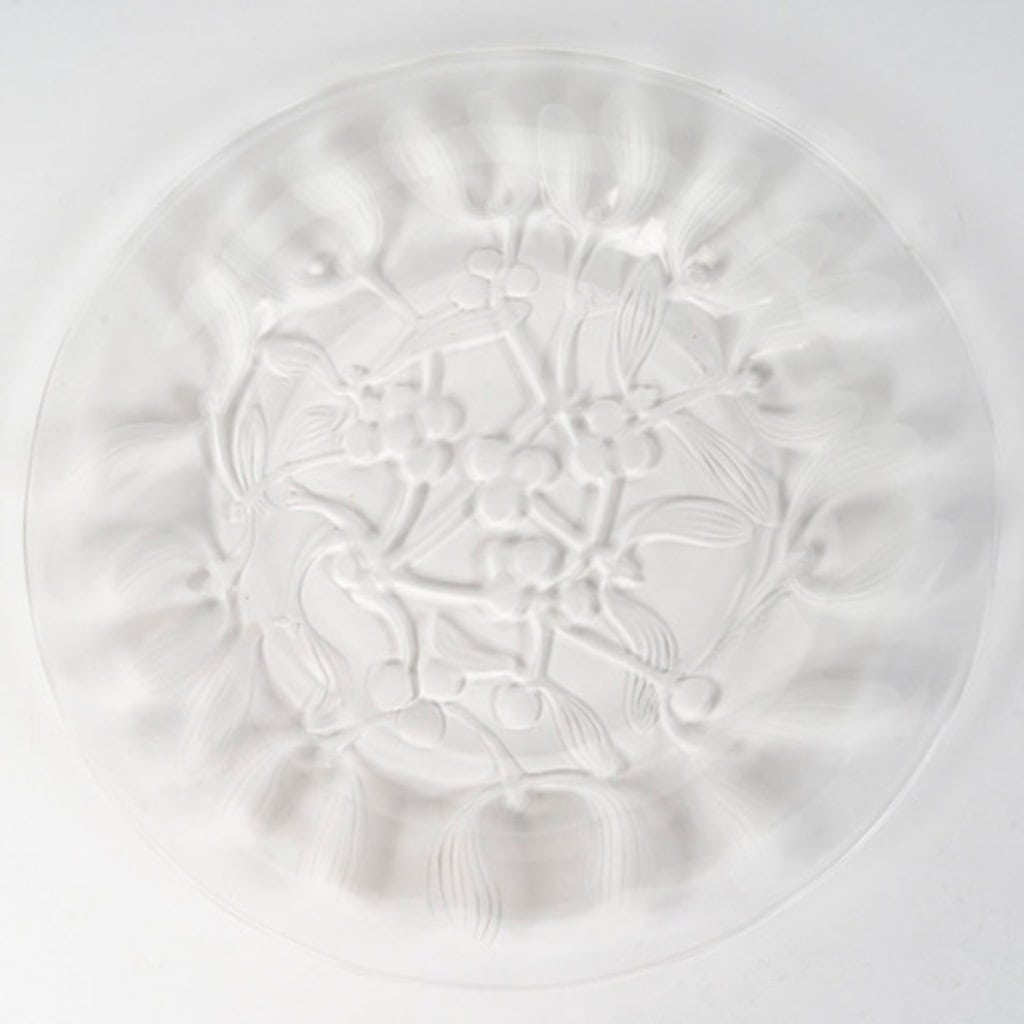 Cristal lalique ,Série de 6 assiettes « GUI » 5