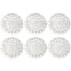 Cristal lalique ,Série de 6 assiettes « GUI » 8
