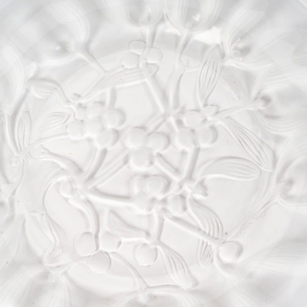 Cristal lalique ,Série de 6 assiettes « GUI » 4