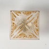 1911 René Lalique – Flacon Quatre Aigles Verre Blanc Patiné Sépia 15
